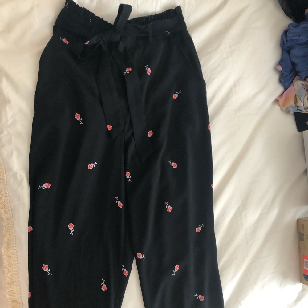 Flared business casual pants